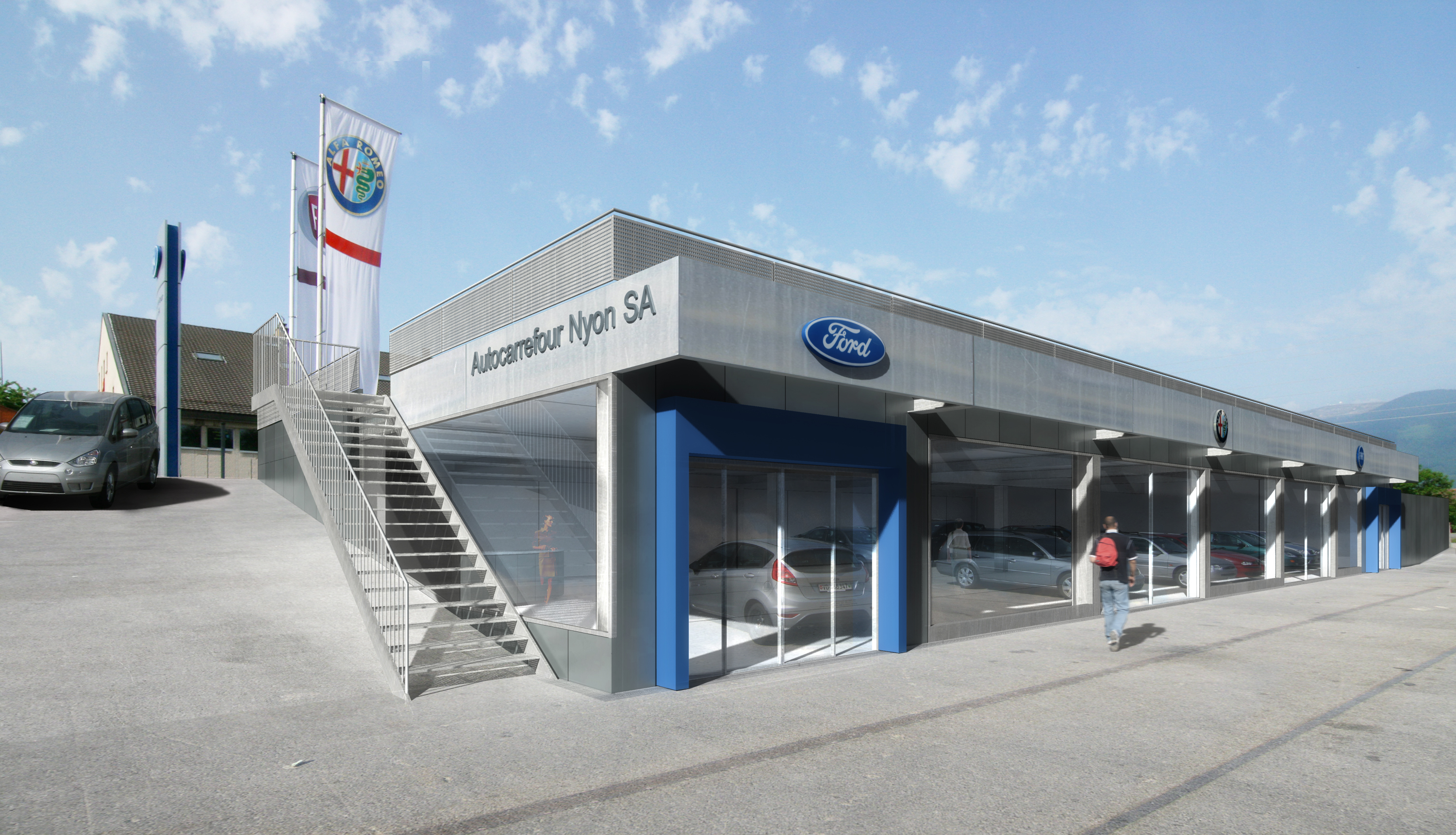 Showroom Fiat à Nyon