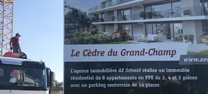Ouverture de chantier petit immeuble