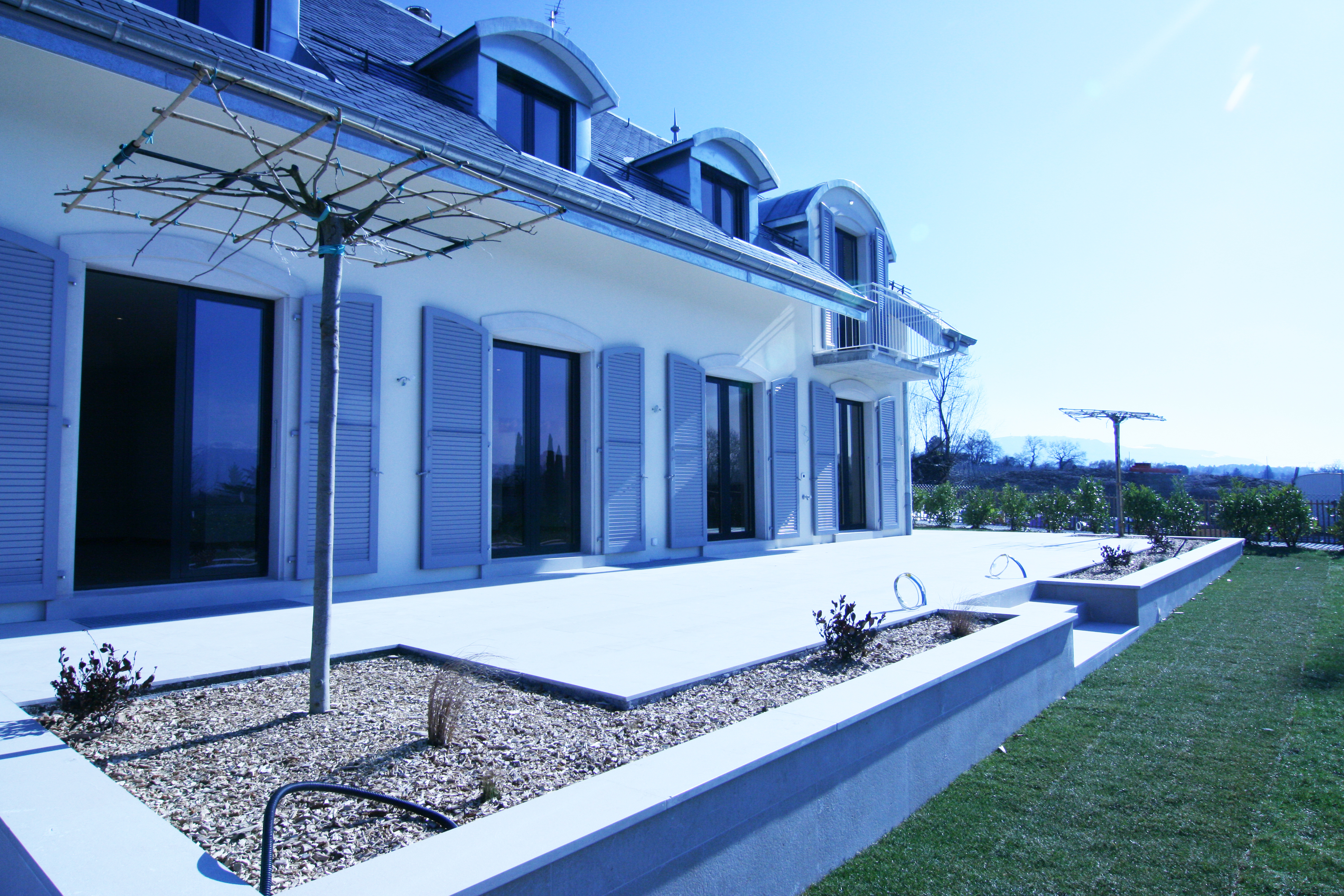 Villa individuelle avec piscine à Corsier