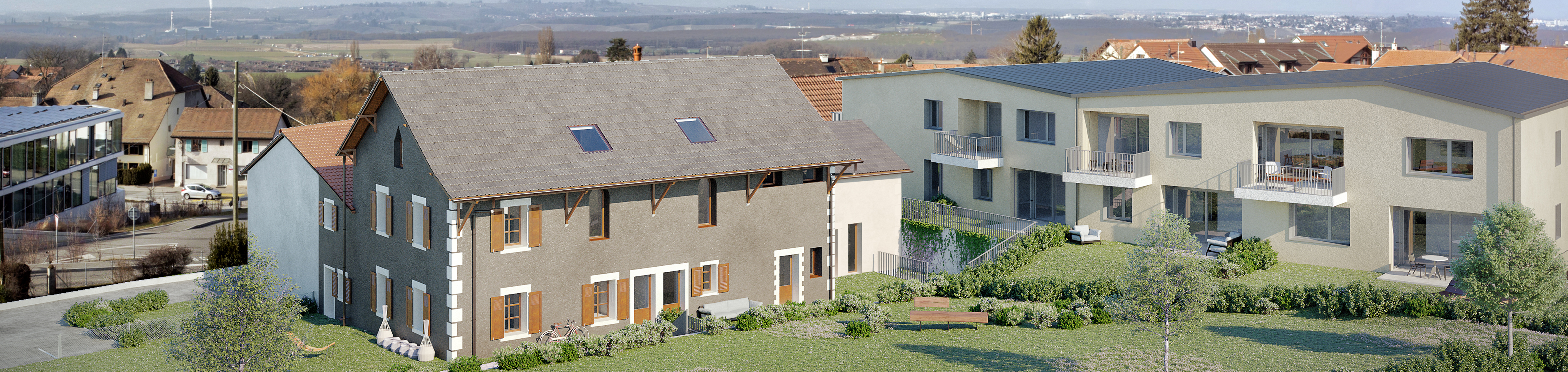 Logements collectifs à Bernex